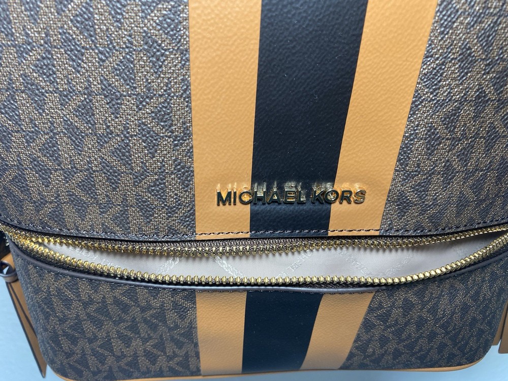 NWT Michael Kors Rhea Backpack- Medium Size- Brown