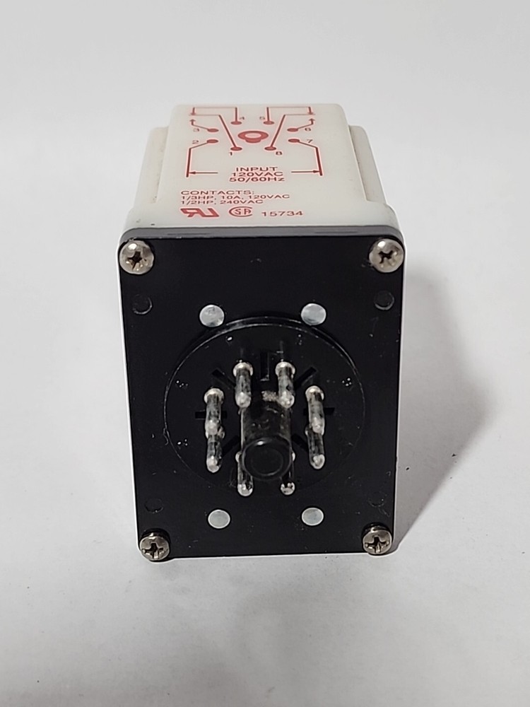 Dayton 6X603E Solid State Time Delay Relay, Range: 0.1-10sec, Input: 120VAC