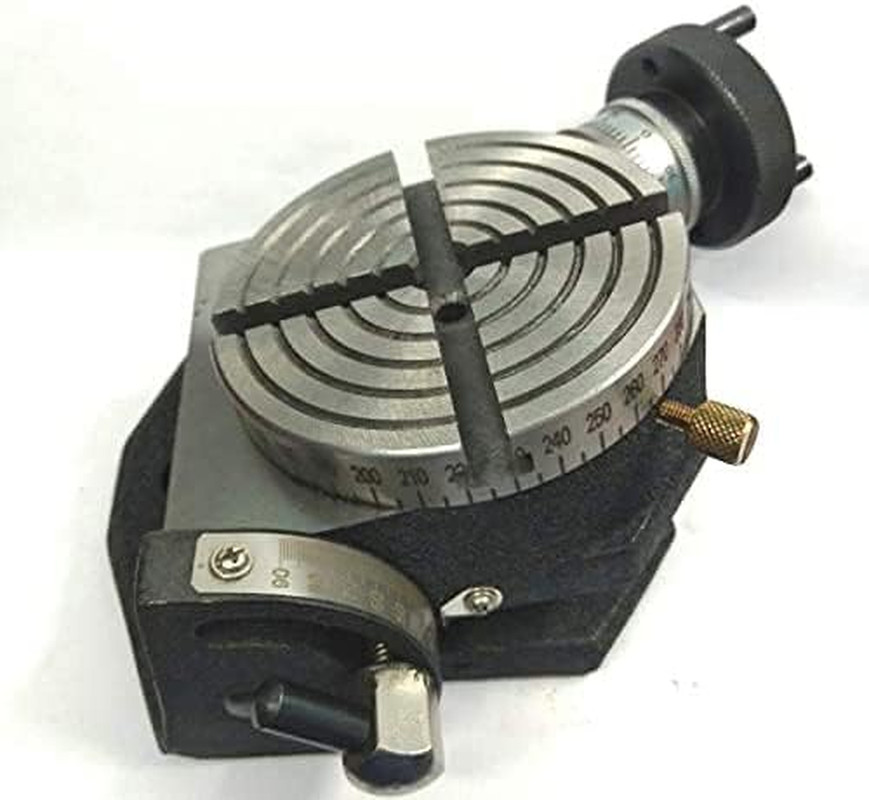4" Rotary Table for Milling - Horizontal & Vertical Tilt 0°-90°
