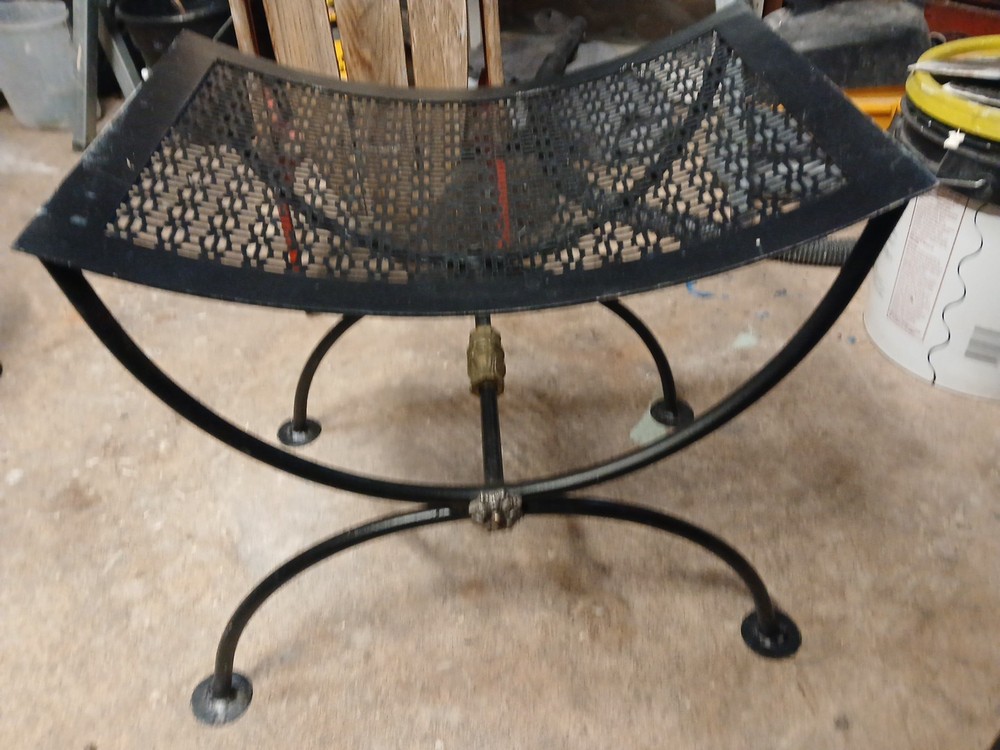 Wrought Iron Stool