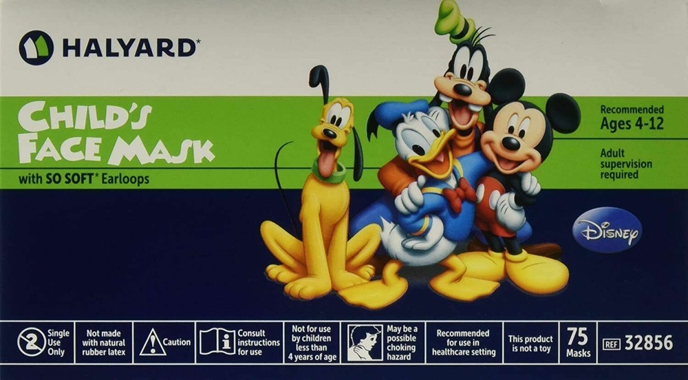 Disney themed Kimberly Clark Children's Face Mask - 75 Masks