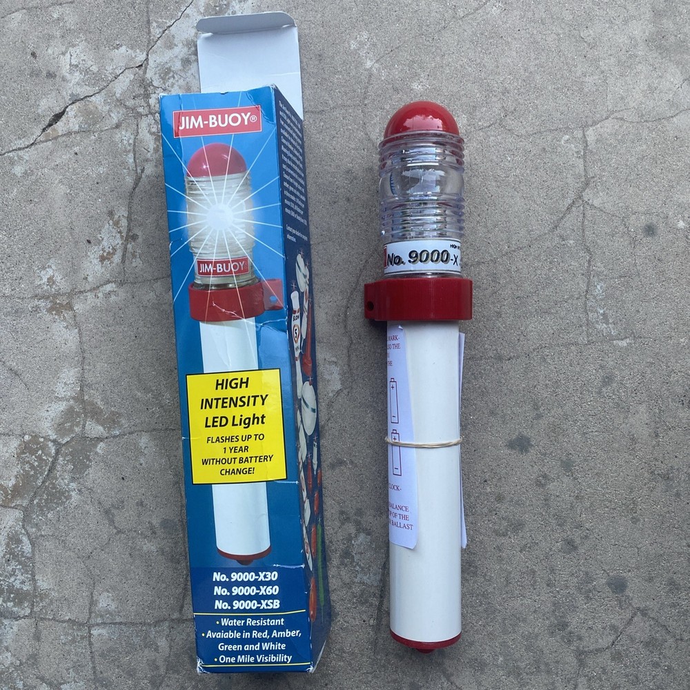 Jim Buoy 9000-X High Intensity LED Light Burn White