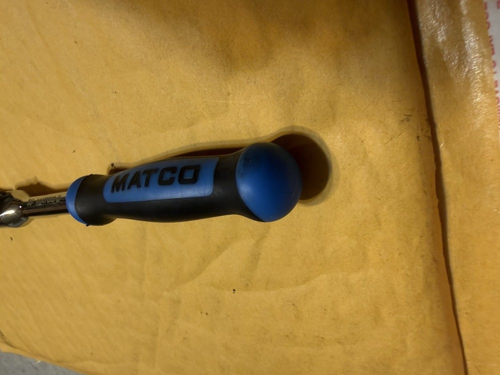 Matco Tools Chrome AFR68LFB 1/4” Locking Flex Head Ratchet Blue