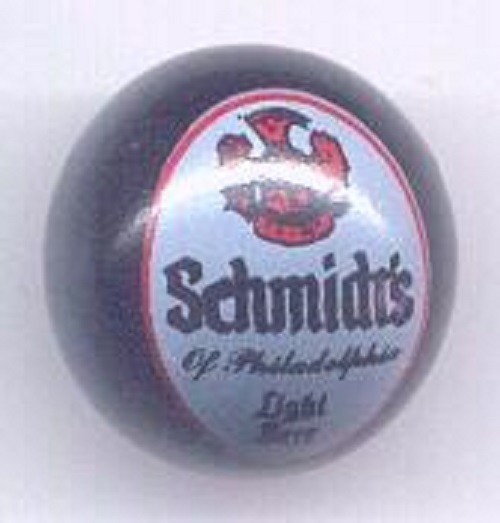 Schmidt's Beer Glass 1" Logo Marble