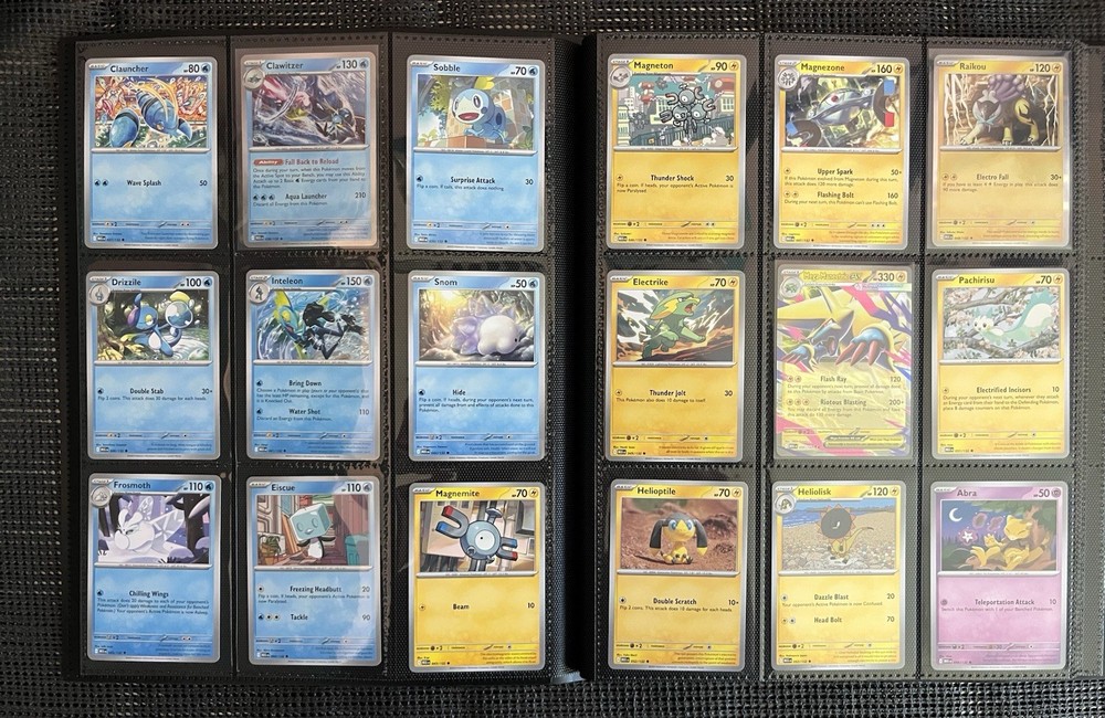Mega Evolution Complete Base Set C/UC/R and EX 1-132 Binder Included.