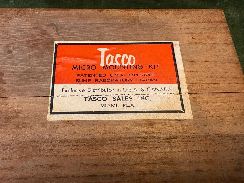 Vintage Tasco Microscope Mounting Kit