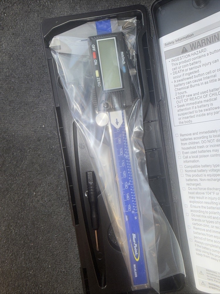 For Blue Point Tools 6”MCAL6EB Digital Caliber New