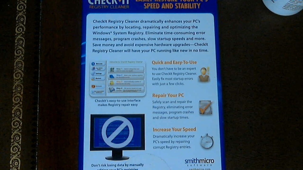 SmithMicro Check-It Registry Cleaner and Repair