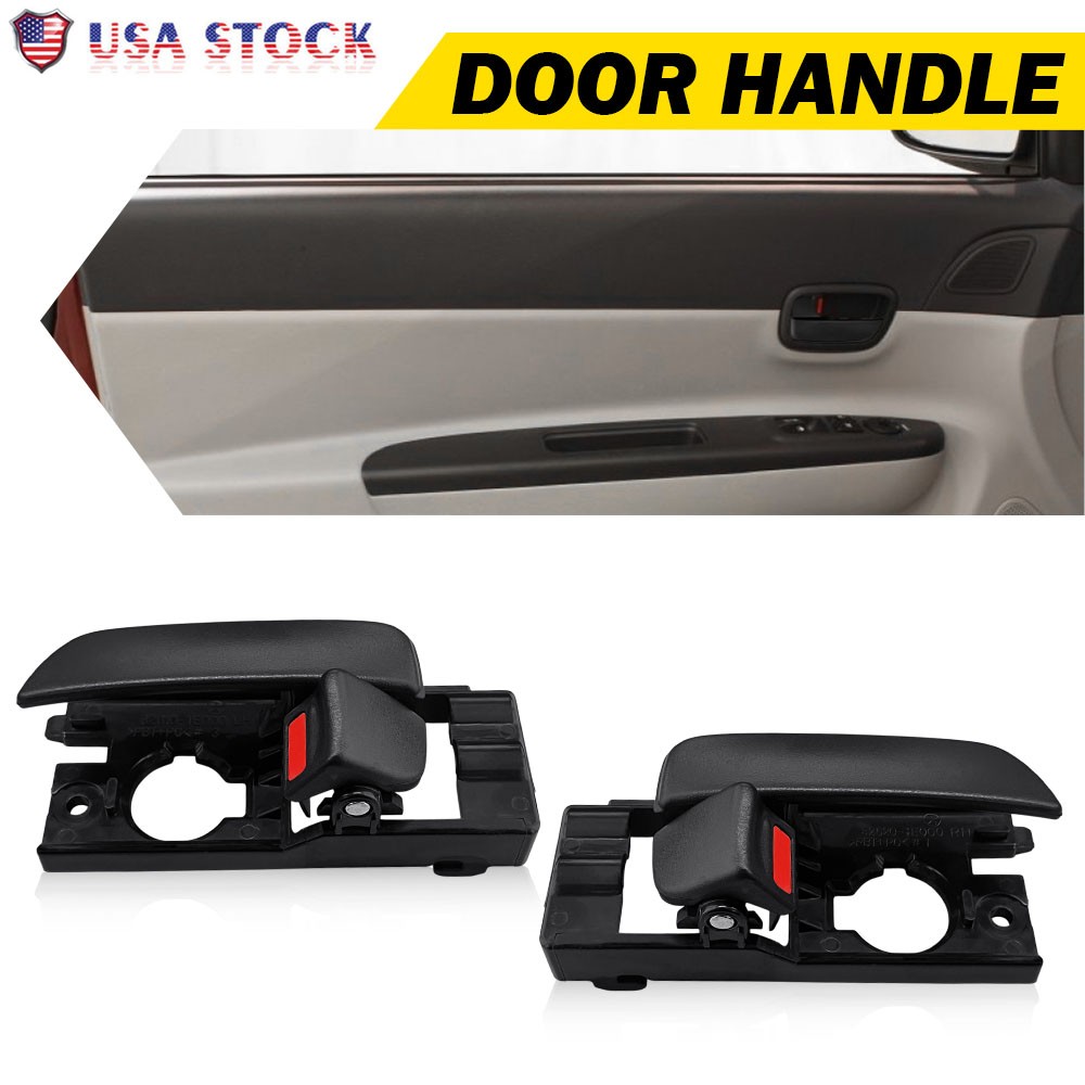 Inside Interior Door Handle Pair Front Left & Right For 2006-2011 Hyundai Accent