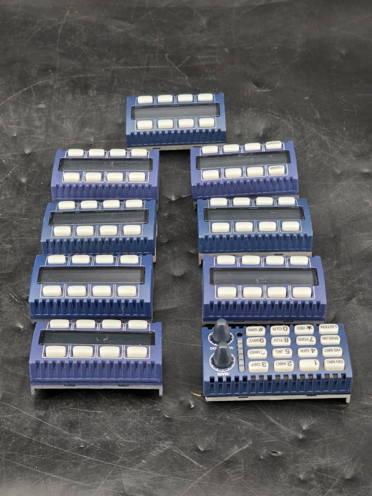 Clear-Com I-1430E Digital Matrix Intercom Control Panel – Lot of 8