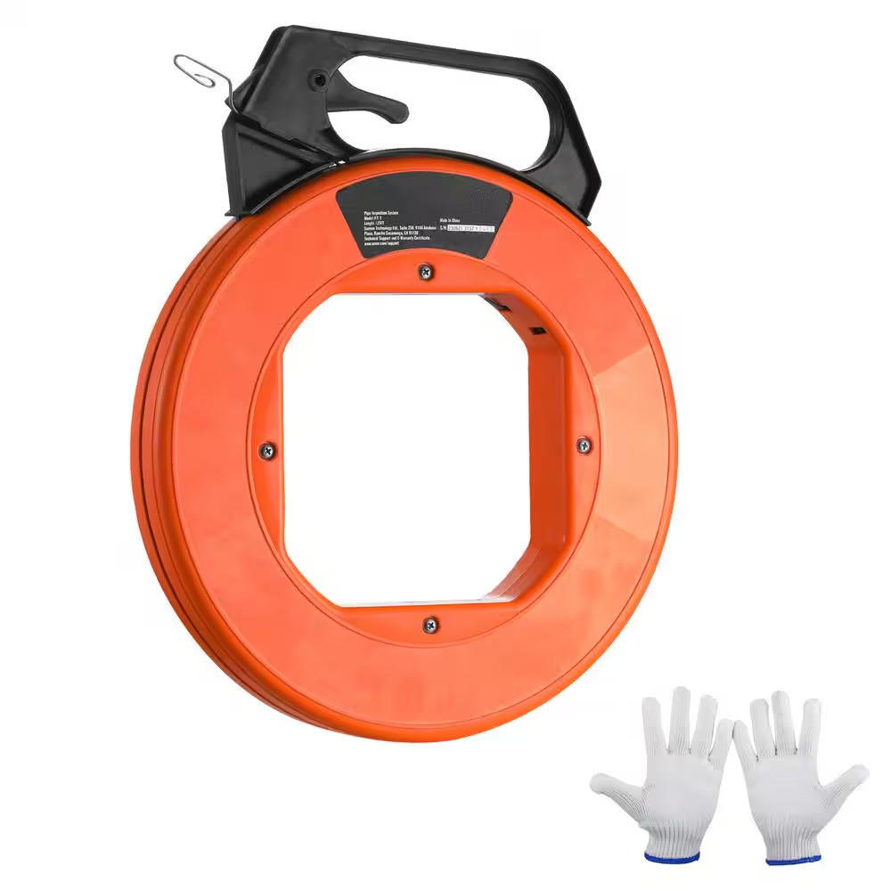 Steel Wire Puller, 240 Ft. 1/8 In. Enhanced Housing & Handle, Cable Pulling Devi