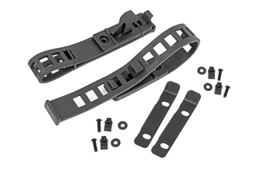 Rubber Molle Panel Adjustable Clamp Kit 1/2" to 4-1/2" - 50 lb Capacity,