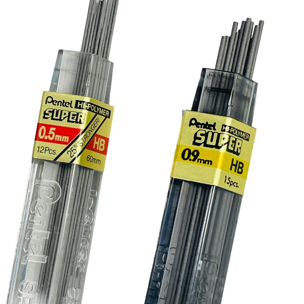 Assorted Mechanical Pencil Lead & Autopoint Eraser Set Vintage