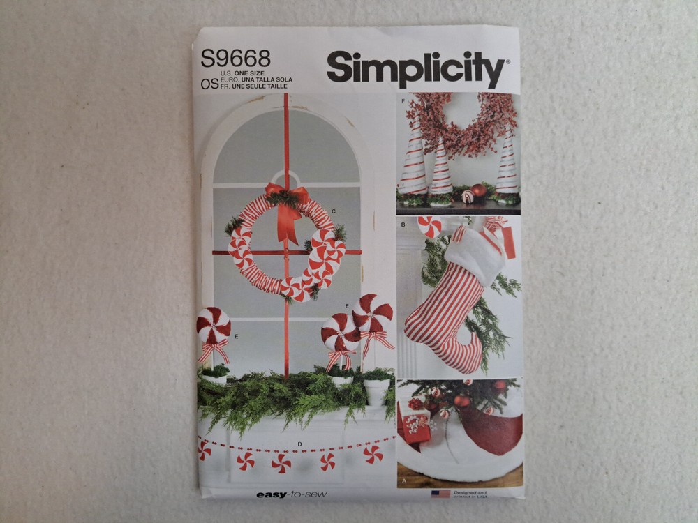 Simplicity Pattern - Christmas Decor (One Size) #S9668 - Uncut