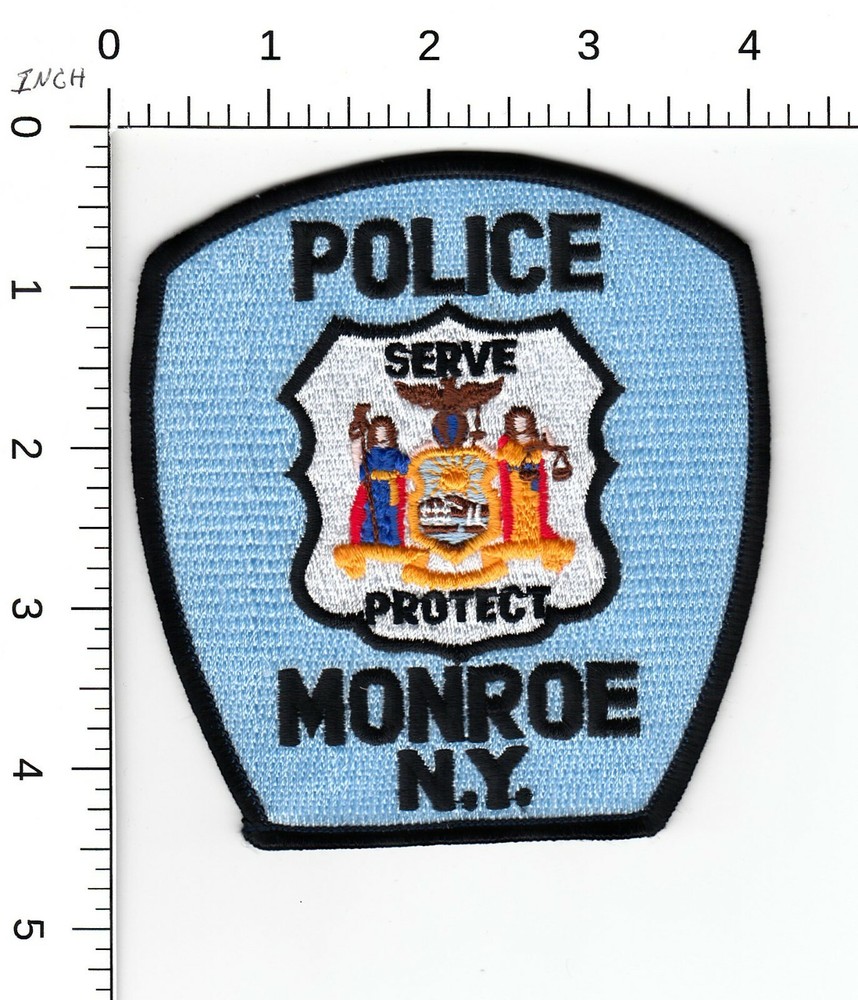 MONROE NEW YORK POLICE SHOULDER PATCH NY