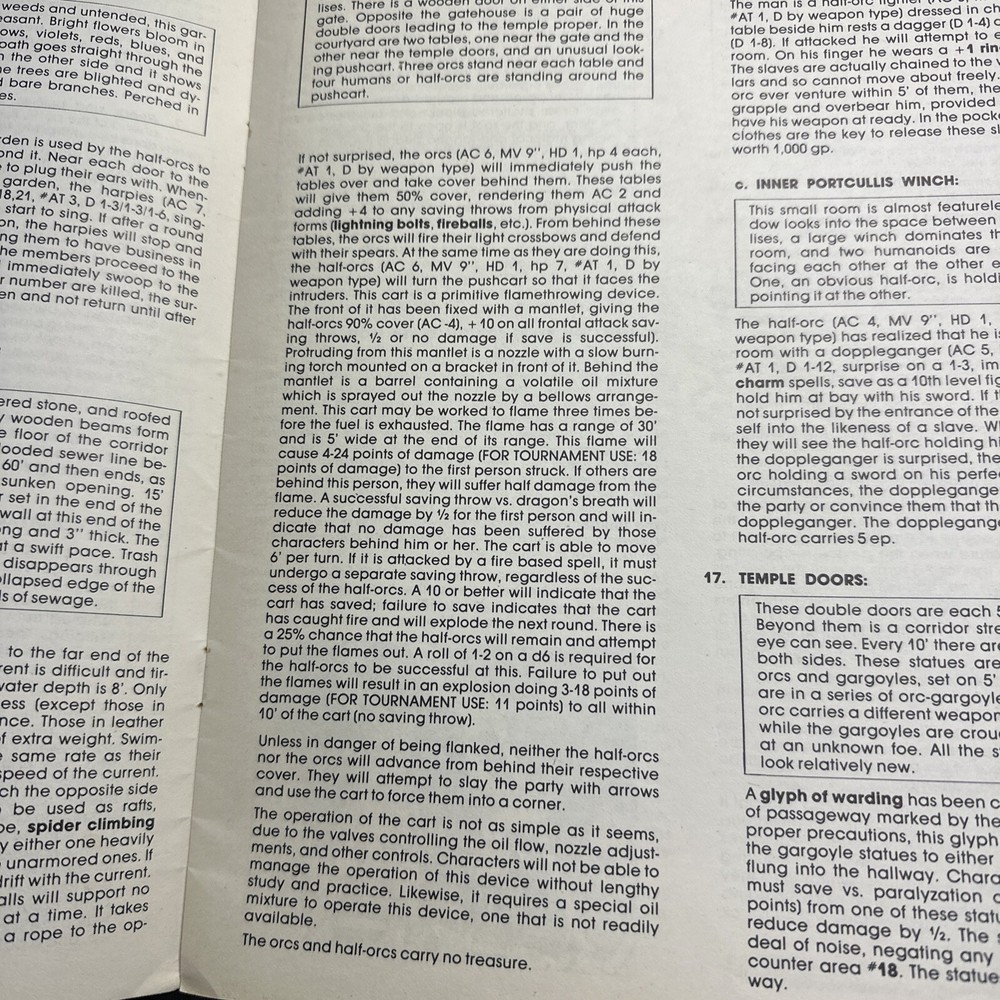 Dungeon And Dragon Dungeon Manual A1