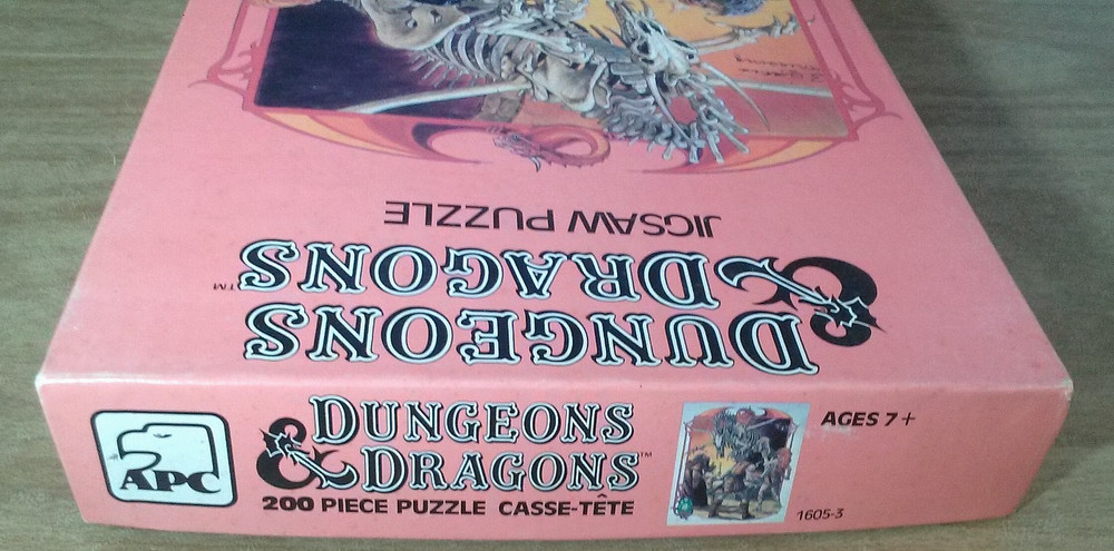 TSR Dungeons and Dragons 1983 Puzzle Larry Elmore 3 Pieces Missing