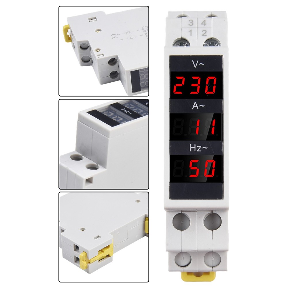 Real Time Data Single Phase Digital Voltmeter AC80 500V Digital Display