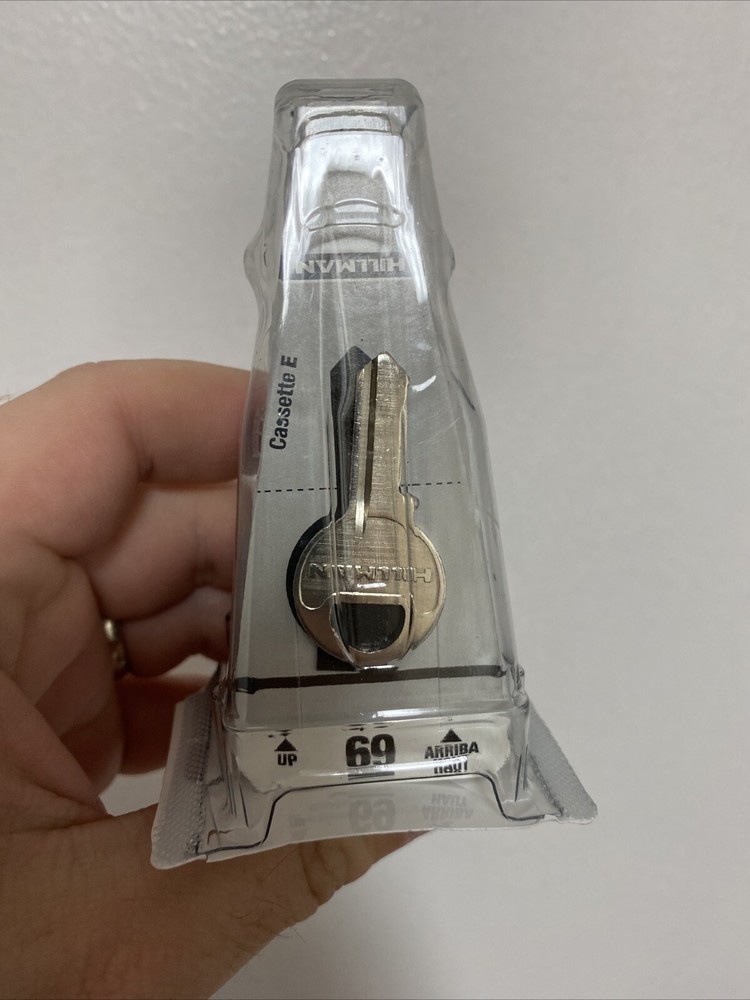 10 – Hillman # 69 Keyblanks, Cassette E Locksmith. NEW on cards