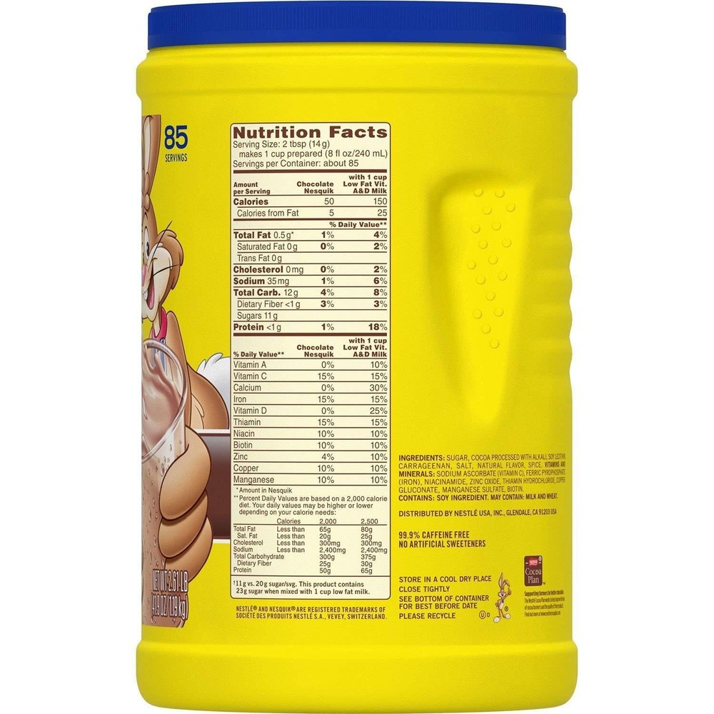 Nestle Nesquick Chocolate Flavored Powder (2.81 lb.)