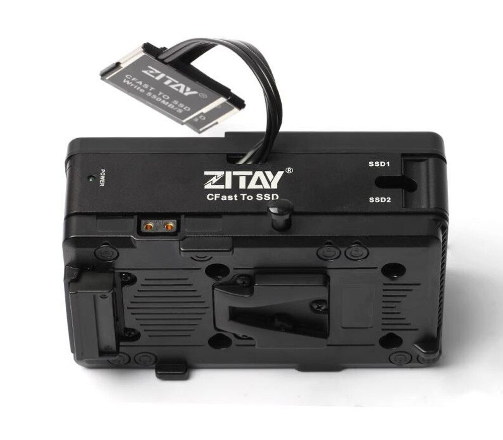 CFast 2.0 To SSD BlackgMagic URSA MINI Broadcast + V-Mount Plate