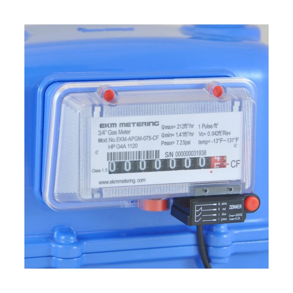 3/4" Gas Meter - Aluminum, Pulse Output