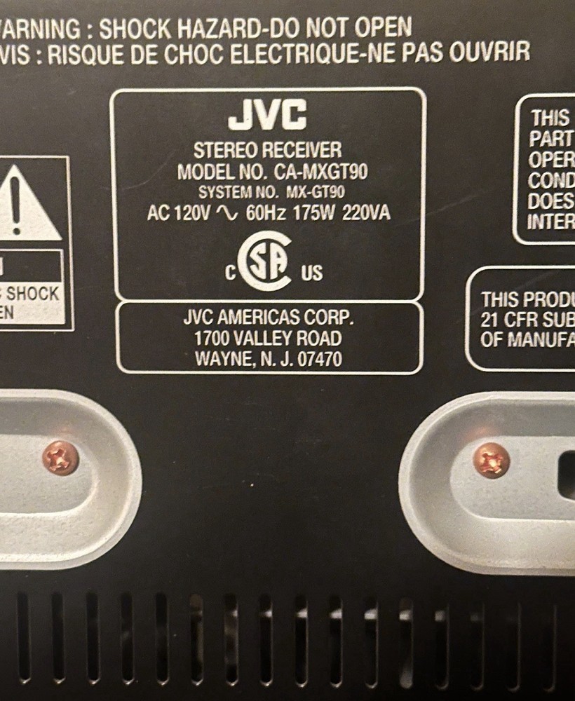 JVC Compact Stereo System MX-GT90 CD Dual Cassette Freshly Serviced Top Model🔥