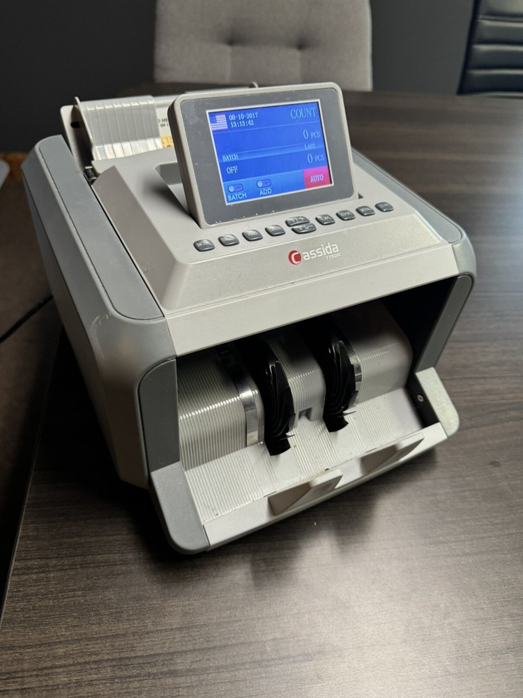 Cassida 7750r Mixed Denomination Money Counter Machine Detector