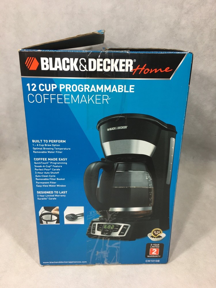 Black & Decker CM1010B 12-Cup Programmable Coffee Maker No Carafe