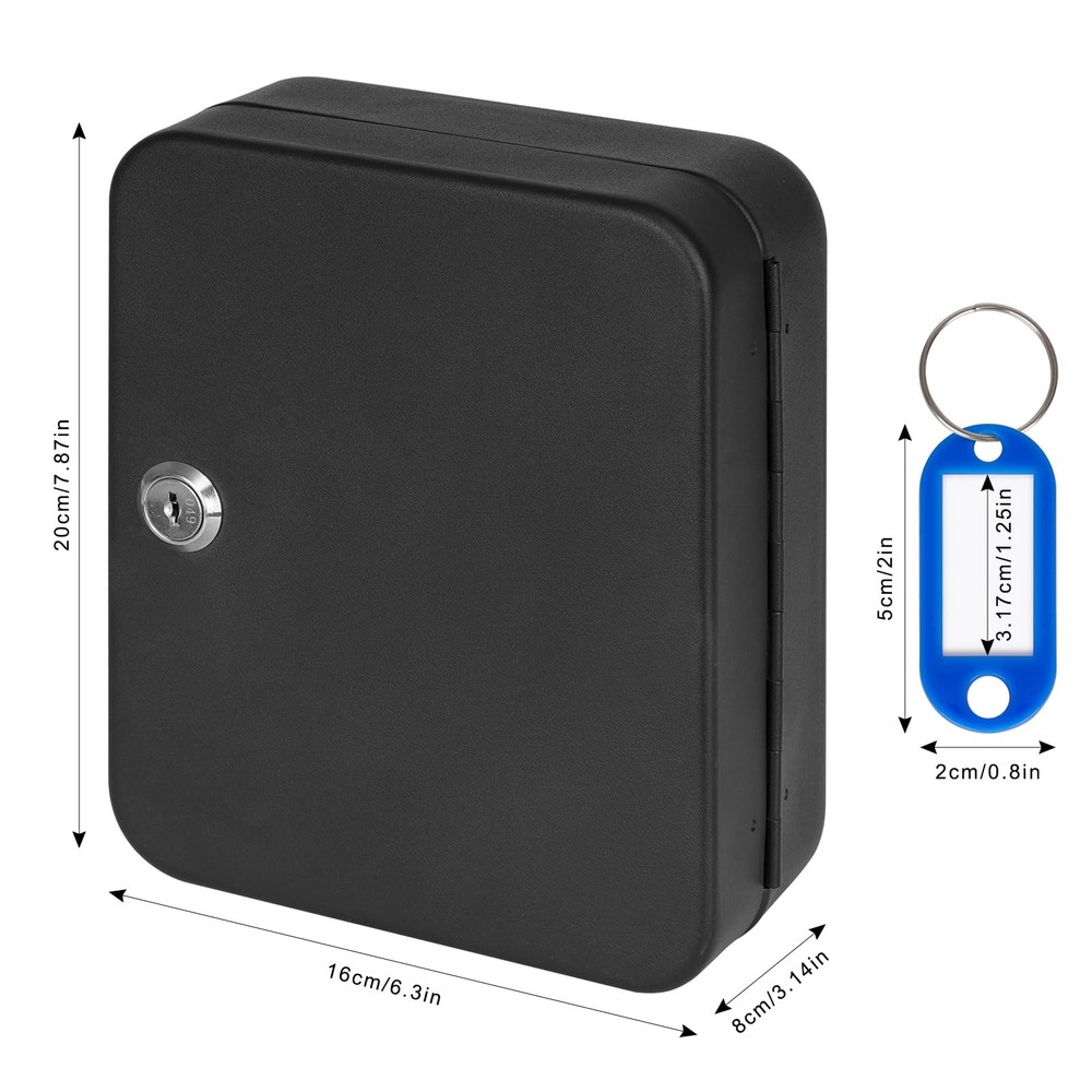 Key Cabinet Wall Mount Locking Box Organizer with Key tool