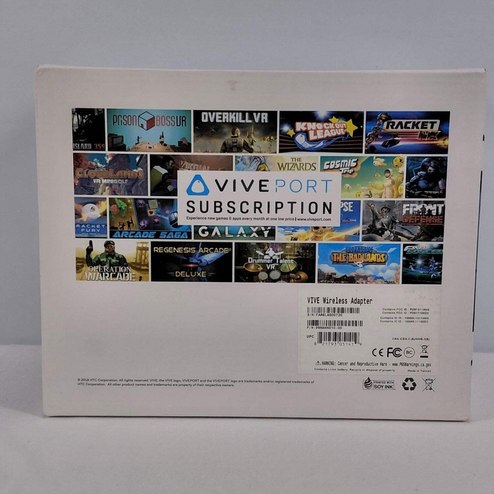 HTC Vive VR Wireless Adapter No Power Bank