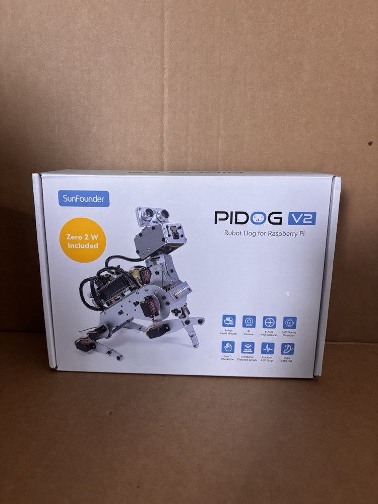 SunFounder PiDog V2 AI Robot Dog Kit For Raspberry
