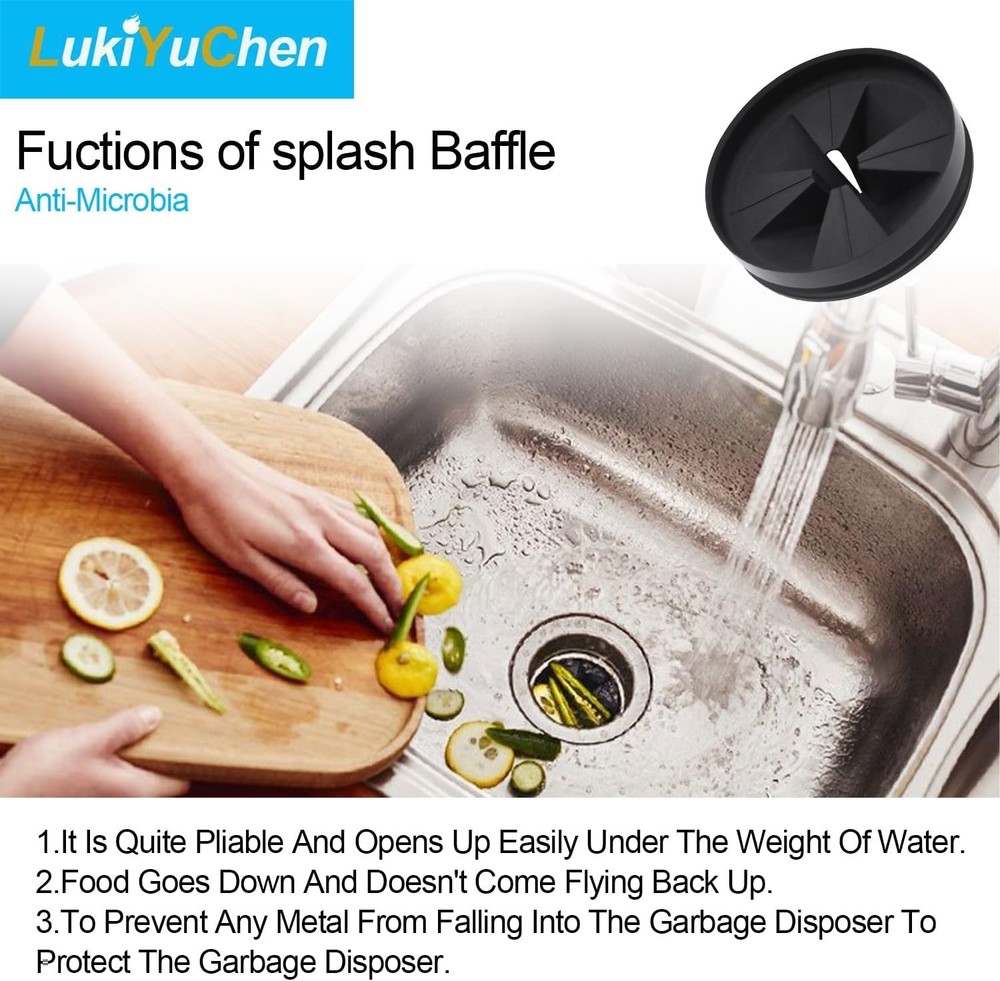 High-Quality Sink Splash Guard for InSinErator - Reduce Noise & Mess | 2 Pack