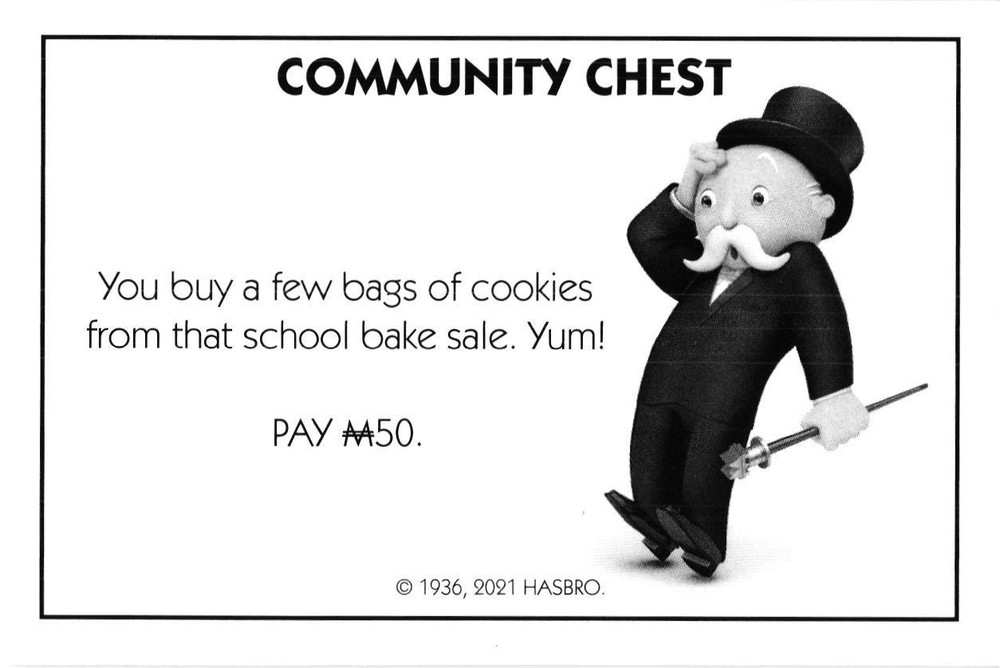 Monopoly Card Community Chest