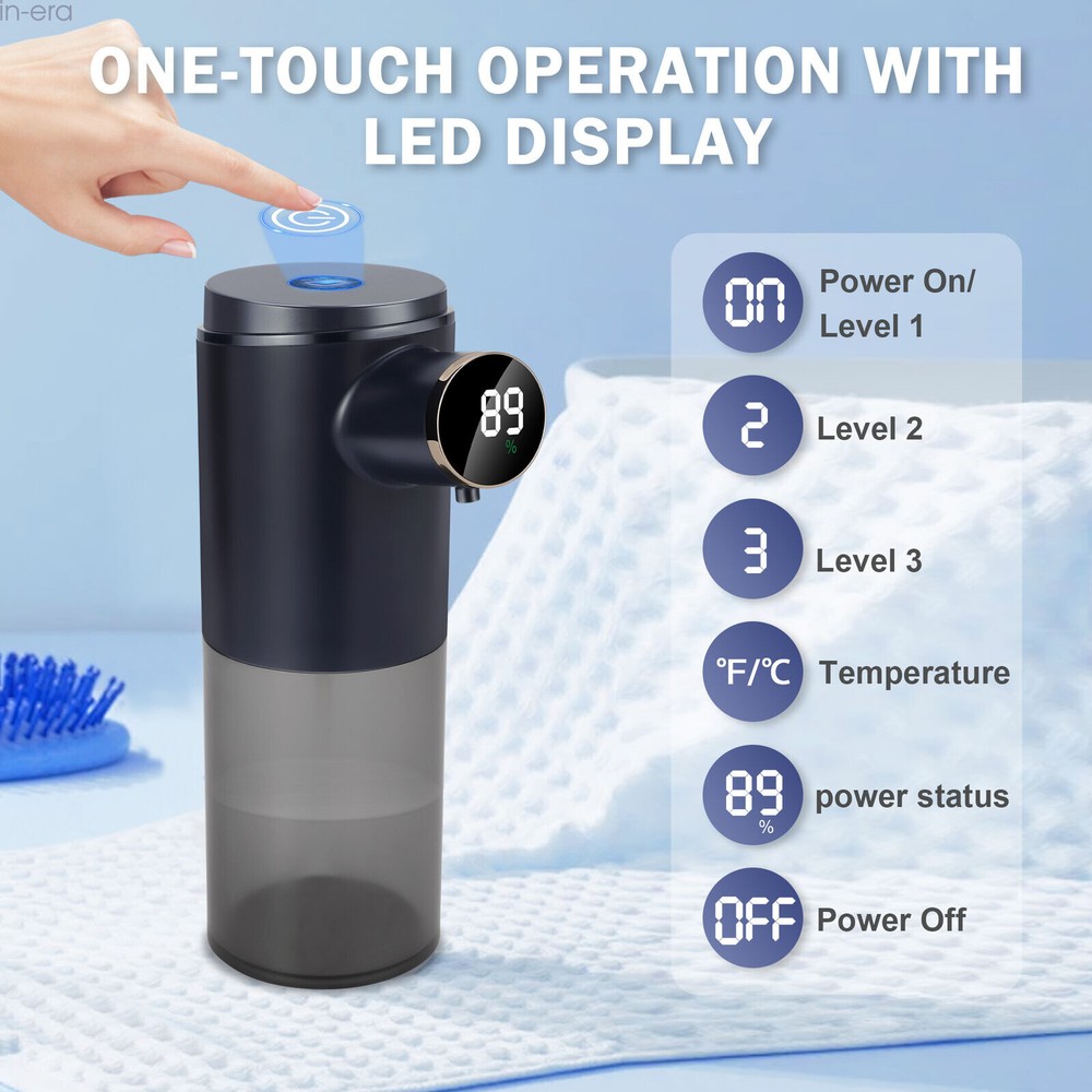 Automatic Liquid /Foam Soap Dispenser Volume Control Adjustable Rechargeable