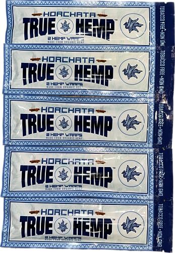 True Hemp HORCHATA Herbal Rolling Papers (5 Pouches, 2 Per Pack)