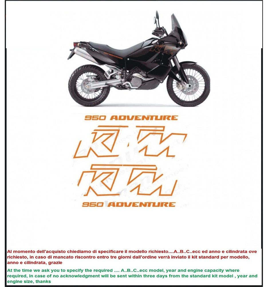 Lc8 950 Adventure 2004 - 2005 Compatible Kit