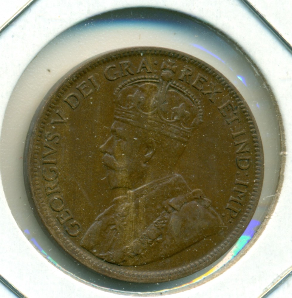 1919 CANADA LARGE CENT, ALMOST UNCIRCULATED, GREAT PRICE!