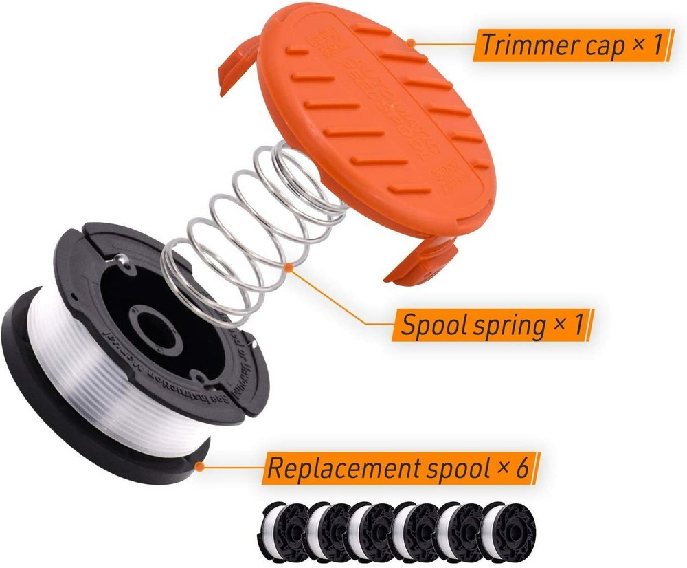 Weed Eater Wacker String 0.065 Trimmer line Spool,Autofeed Black and Decker