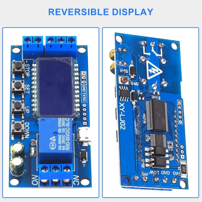 Timer Relays Controller Module Cycle Triggers Delay Timer Electronic Relays