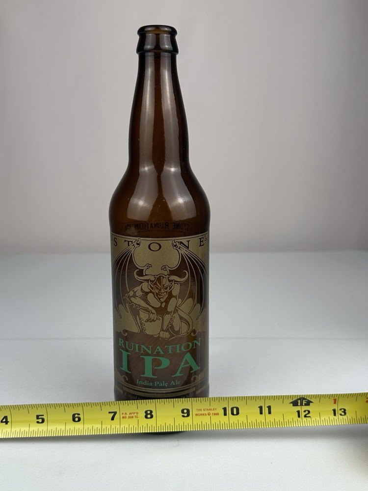 Stone Ruination India Pale Ale Bottle Empty