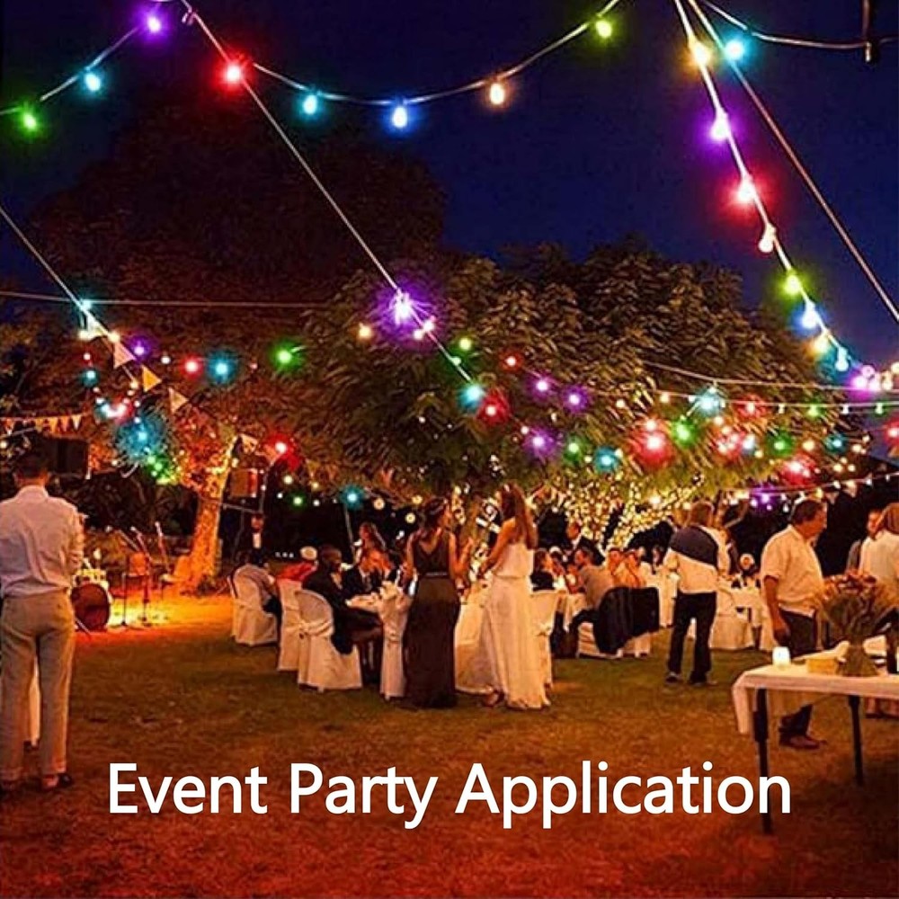 S14 LED Replace Light Bulbs for Patio String Light Shatter-Resistant 48