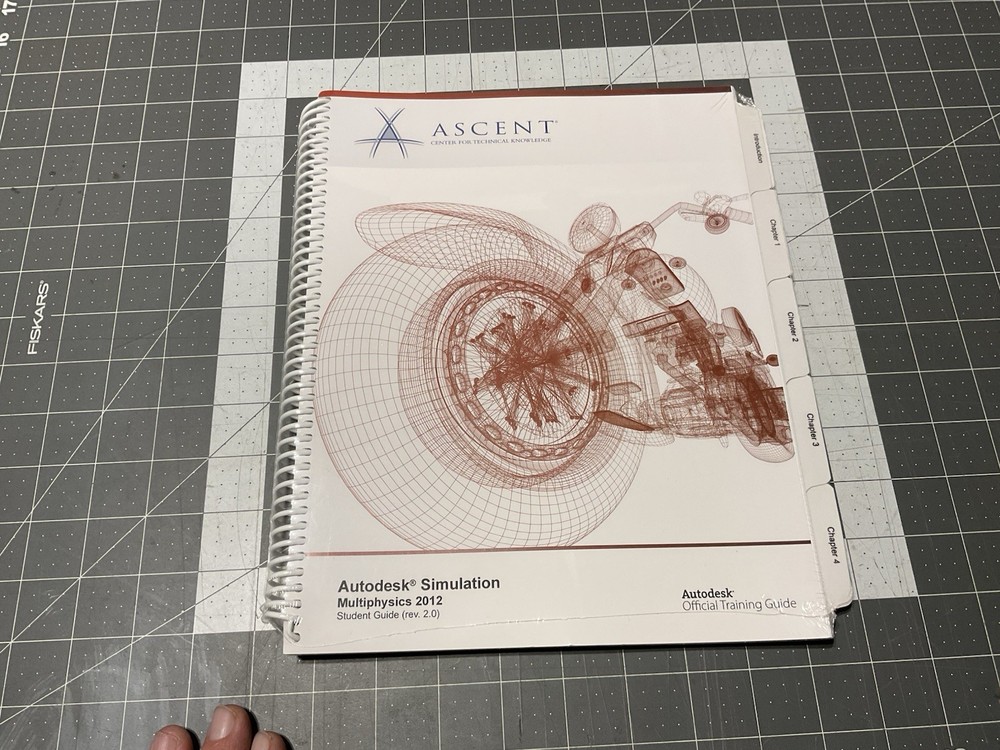 Ascent Autodesk Simulation Multiphysics 2012 Student Guide, Sealed New, A2