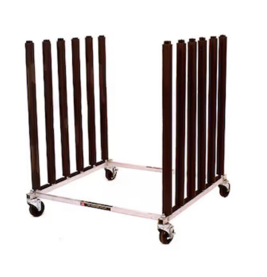 Keysco Tools 73740 Mobile Bulk Rack, Silver, Steel