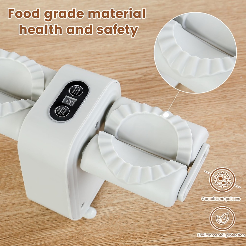 Electric Dumpling Maker Machine for Easy Home Kitchen Pastry Creation
