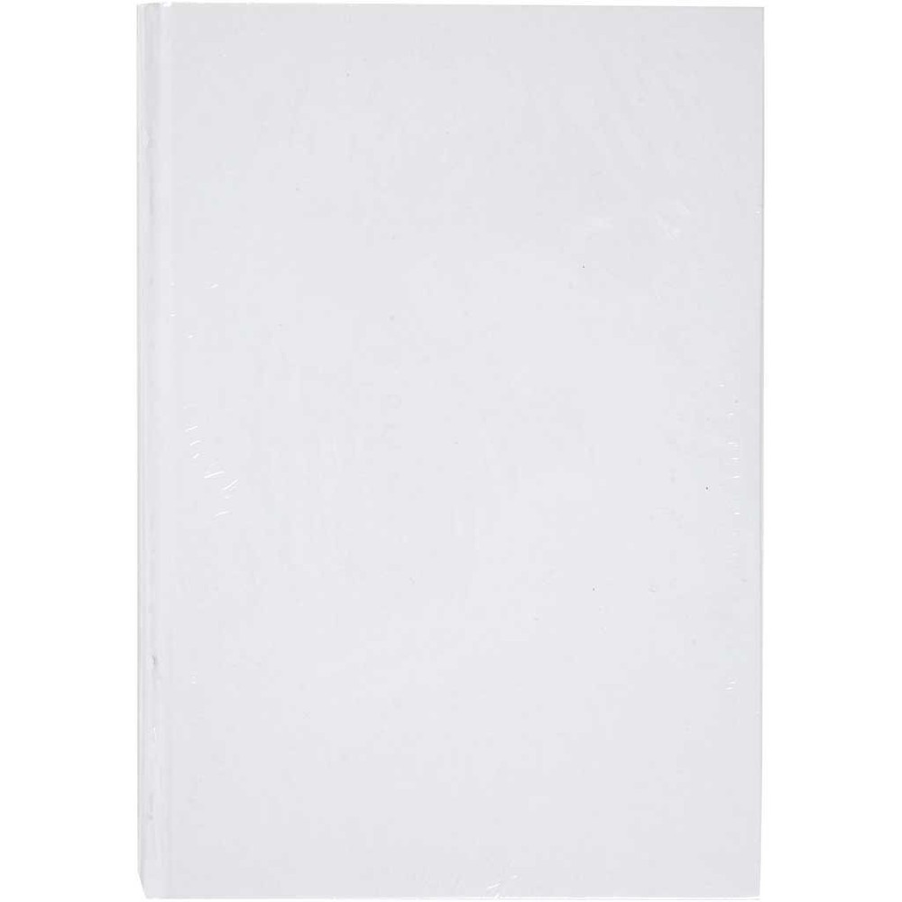Notebook, A5 15x21 cm, white, 1 pc