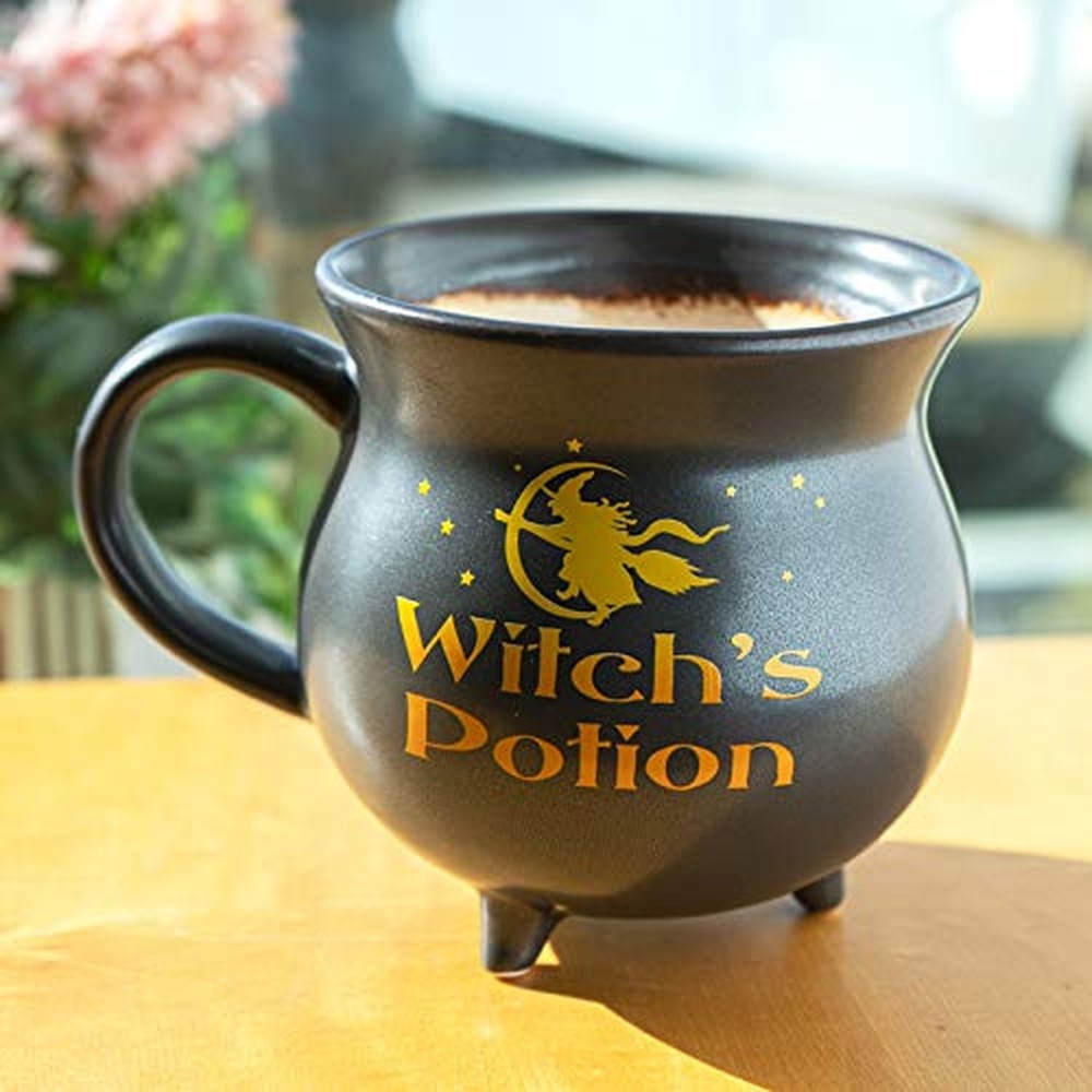 Pacific Giftware Witch's Potion Cauldron Ceramic Porcelain Mug Bowl