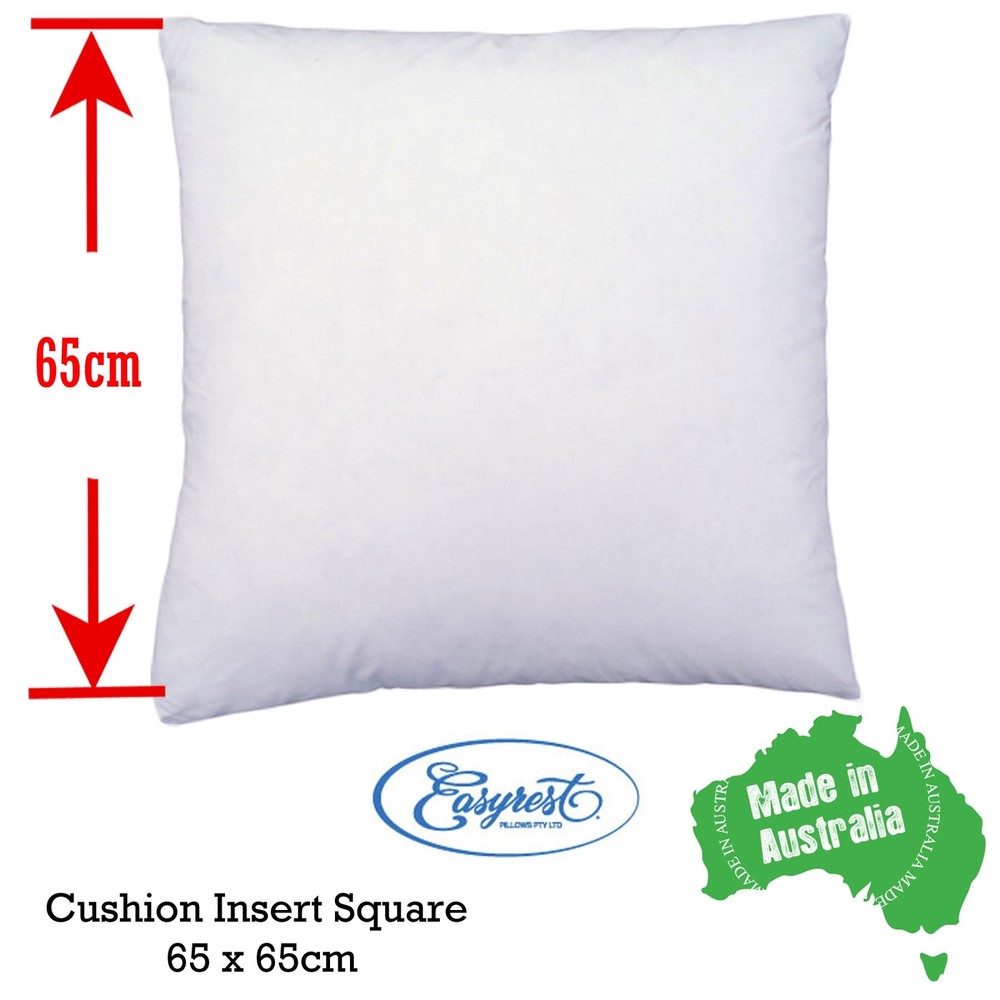 EASYREST Australian Made Cushion Inserts Premium Polyester Filled - 12 sizes