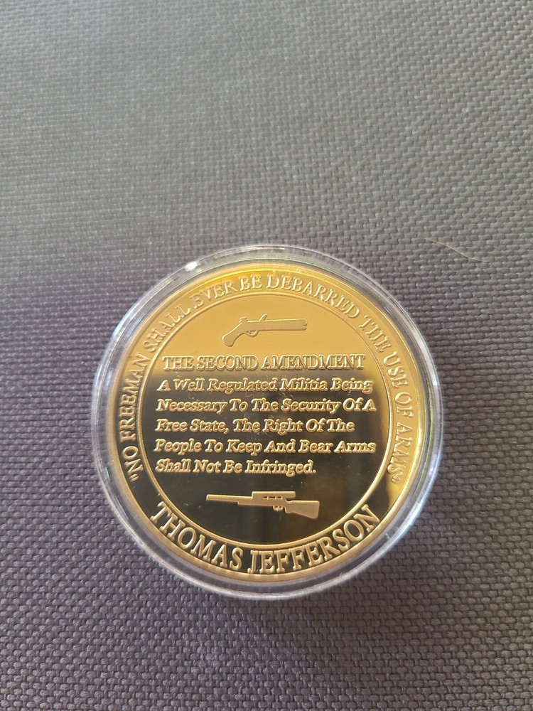United States 2nd Amendment Commemorative Coin, Token, Challenge