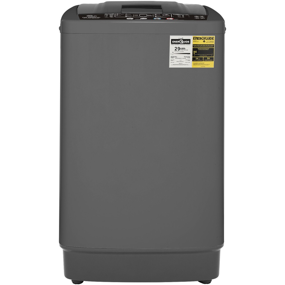 Portable Compact Laundry Washer Full-Automatic LED Display 17.8/13.5lbs Compact